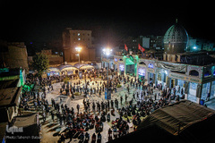 عزاداری شب عاشورای حسینی در 
حرم امام زاده حسن(ع)