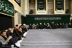 عزاداری شب عاشورای حسینی با حضور رهبر معظم انقلاب