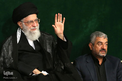عزاداری شب عاشورای حسینی با حضور رهبر معظم انقلاب