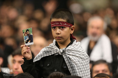 عزاداری شب عاشورای حسینی با حضور رهبر معظم انقلاب