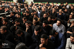 عزاداری شب عاشورای حسینی با حضور رهبر معظم انقلاب