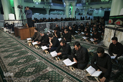 کرسی تلاوت قرآن شب عاشورا در حرم عبدالعظیم حسنی (ع)