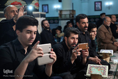 کرسی تلاوت قرآن شب عاشورا در حرم عبدالعظیم حسنی (ع)