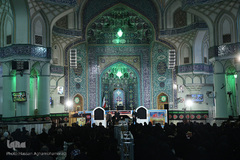 کرسی تلاوت قرآن شب عاشورا در حرم عبدالعظیم حسنی (ع)