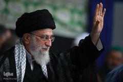 عزاداری شام غریبان حسینی در محضر رهبر انقلاب