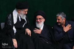 عزاداری شام غریبان حسینی در محضر رهبر انقلاب