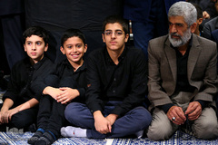 عزاداری شام غریبان حسینی در محضر رهبر انقلاب