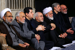 عزاداری شام غریبان حسینی در محضر رهبر انقلاب