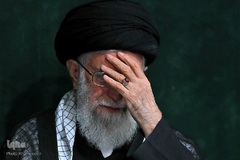 عزاداری شام غریبان حسینی در محضر رهبر انقلاب