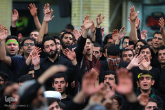 عزاداری شام غریبان حسینی در محضر رهبر انقلاب