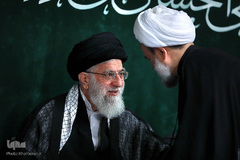 عزاداری شام غریبان حسینی در محضر رهبر انقلاب