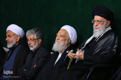 عزاداری شام غریبان حسینی در محضر رهبر انقلاب