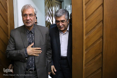  علی ربیعی، وزیر تعاون، کار و رفاه اجتماعی  و حمیدرضا طیبی، رییس جهاددانشگاهی