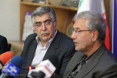  علی ربیعی، وزیر تعاون، کارو رفاه اجتماعی  و حمیدرضا طیبی، رییس جهاد دانشگاهی