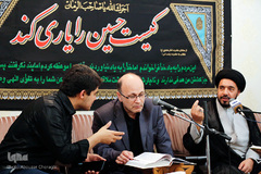 سوگ‌نشینی قاریان قرآن در سومین شب شهادت امام حسین(ع)