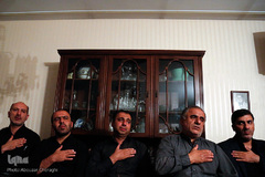 سوگ‌نشینی قاریان قرآن در سومین شب شهادت امام حسین(ع)