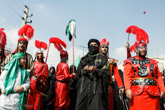 راهپیمایی نمادین قافله اسرای کربلا
