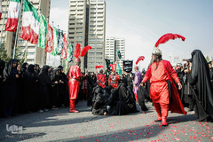 راهپیمایی نمادین قافله اسرای کربلا
