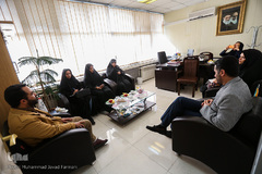 بازدید مشاور امور بانوان وزارت کشور از خبرگزاری ایکنا