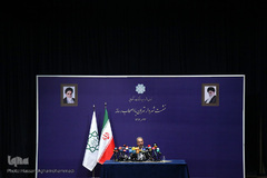 نخستین نشست خبری محمد علی نجفی، شهردار جدید تهران 