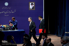 نخستین نشست خبری محمد علی نجفی، شهردار جدید تهران 