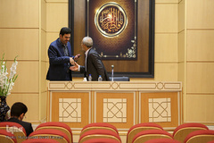 مراسم ترحیم ابوالزوجه قاری ممتاز علی اکبر ملکشاهی