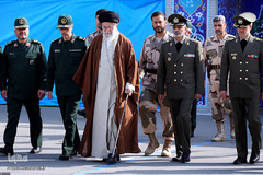 مراسم دانش‌آموختگی دانشجویان دانشگاه‌های افسری ارتش با حضور فرمانده کل قوا
