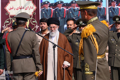 مراسم دانش‌آموختگی دانشجویان دانشگاه‌های افسری ارتش با حضور فرمانده کل قوا