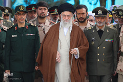 مراسم دانش‌آموختگی دانشجویان دانشگاه‌های افسری ارتش با حضور فرمانده کل قوا