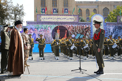 مراسم دانش‌آموختگی دانشجویان دانشگاه‌های افسری ارتش با حضور فرمانده کل قوا