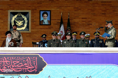 مراسم دانش‌آموختگی دانشجویان دانشگاه‌های افسری ارتش با حضور فرمانده کل قوا