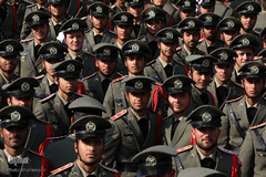 مراسم دانش‌آموختگی دانشجویان دانشگاه‌های افسری ارتش با حضور فرمانده کل قوا