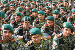 مراسم دانش‌آموختگی دانشجویان دانشگاه‌های افسری ارتش با حضور فرمانده کل قوا