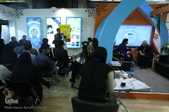 مهمانان غرفه ایکنا در دومین روز نمایشگاه مطبوعات