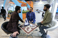 غرفه ایکنا در سومین روز نمایشگاه مطبوعات