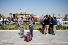 ورود داوران و متسابقین سومین دوره مسابقات قرآن وزارت ورزش و جوانان به شیراز