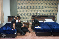 همراه با متسابقان مسابقات قرآن ورزشکاران در محل اسکان
