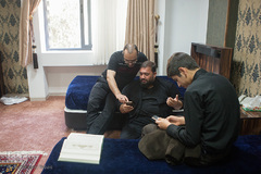 همراه با متسابقان مسابقات قرآن ورزشکاران در محل اسکان
