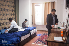 همراه با متسابقان مسابقات قرآن ورزشکاران در محل اسکان
