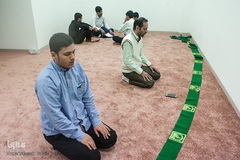 همراه با متسابقان مسابقات قرآن ورزشکاران در محل اسکان
