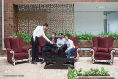 همراه با متسابقان مسابقات قرآن ورزشکاران در محل اسکان
