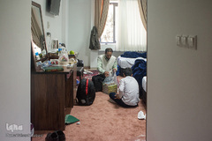 همراه با متسابقان مسابقات قرآن ورزشکاران در محل اسکان
