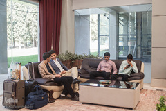 همراه با متسابقان مسابقات قرآن ورزشکاران در محل اسکان
