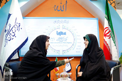 غرفه ایکنا درهفتمین روز نمایشگاه مطبوعات