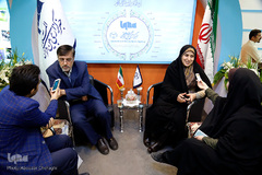 غرفه ایکنا درهفتمین روز نمایشگاه مطبوعات