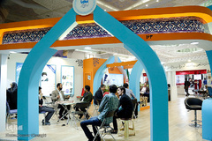 غرفه ایکنا درهفتمین روز نمایشگاه مطبوعات