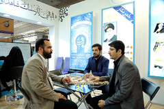 غرفه ایکنا درهفتمین روز نمایشگاه مطبوعات