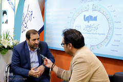 غرفه ایکنا درهفتمین روز نمایشگاه مطبوعات