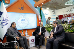 غرفه ایکنا درهفتمین روز نمایشگاه مطبوعات