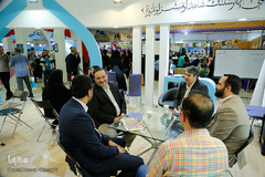 غرفه ایکنا درهفتمین روز نمایشگاه مطبوعات